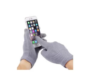 Haweel Touch Screen Gloves Grey 1