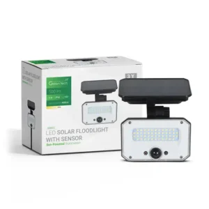 LED solarni reflektor Green Tech 4000K, IP65, 500lm