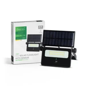LED solarni reflektor Green Tech 4000K, IP65, 1500lm