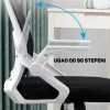 Kancelarijska stolica comfort siva bijela